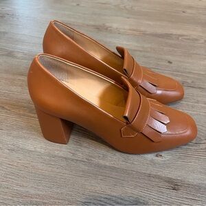 Poppy Barley 365 loafers heels brown 7